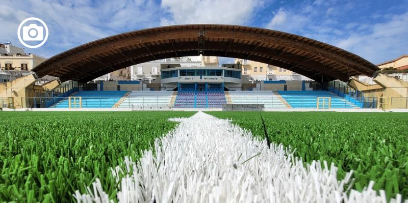 La 'barzelletta' dello stadio Miramare: inagibile per la Prefettura. Niente  pubblico per Manfredonia-Barletta
